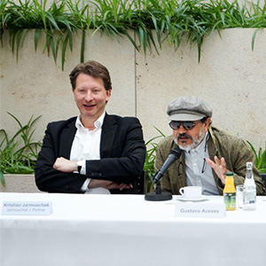 Pressekonferenz: Kristian Jarmuschek, Gustavo Aceves ©Jarmuschek+Partner